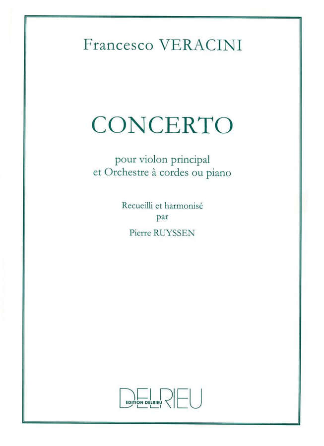 Veracini Francesco-Maria - Concerto - Violon Piano