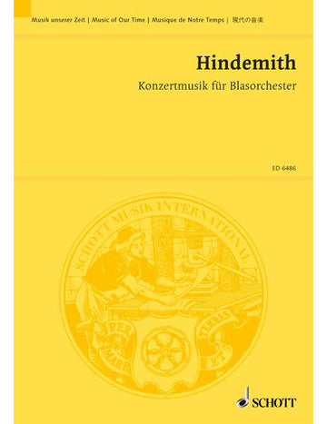 HINDEMITH PAUL - CONCERT MUSIC OP. 41 - WIND BAND