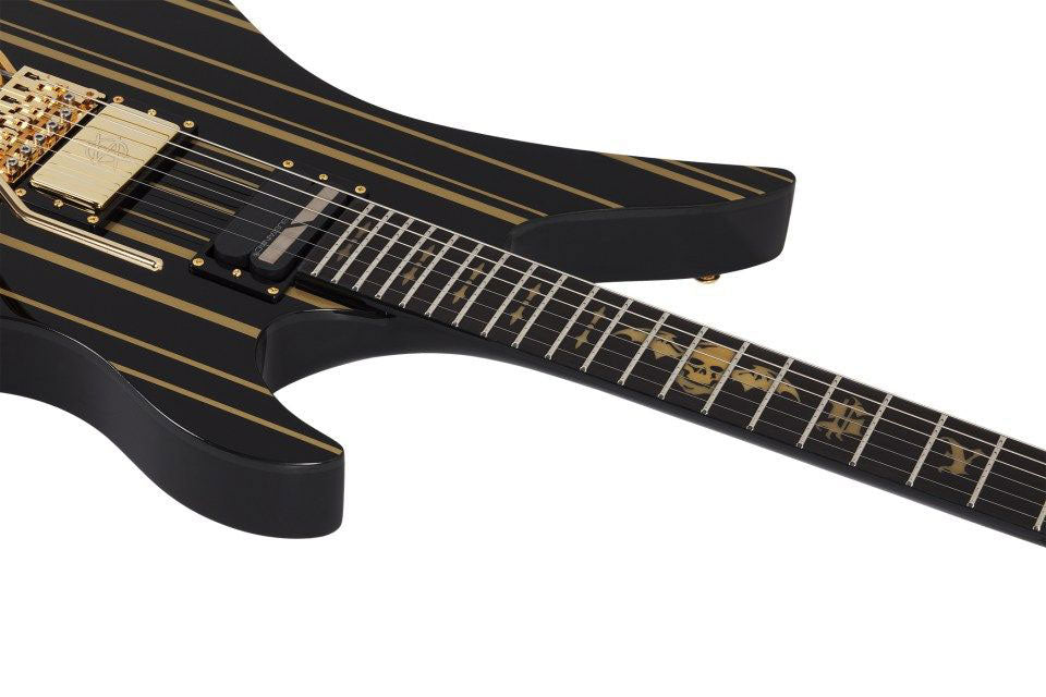 Custom Sustainiac Synyster Gate Signature Preto Dourado