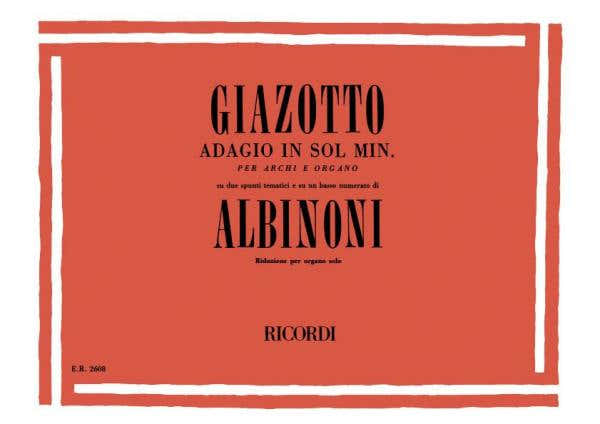 ALBINONI T. - Adagio em sol menor - Órgão