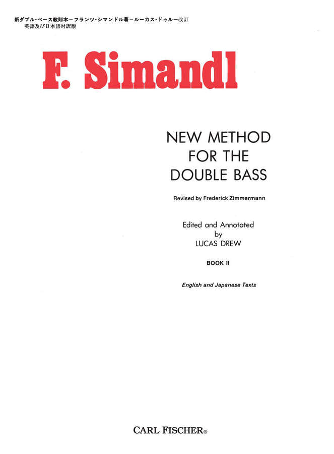 Simandl F. - New Method For The Double Bass Vol. 2