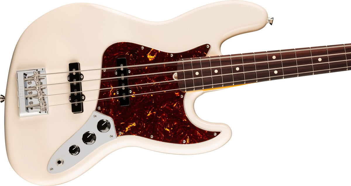 Jazz Bass American Professional, RW Branco olímpico