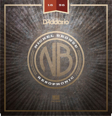 STRINGS FOR ACOUSTIC GUITAR NB1656 NICKEL BRONZE RESOPHONIC 16-56