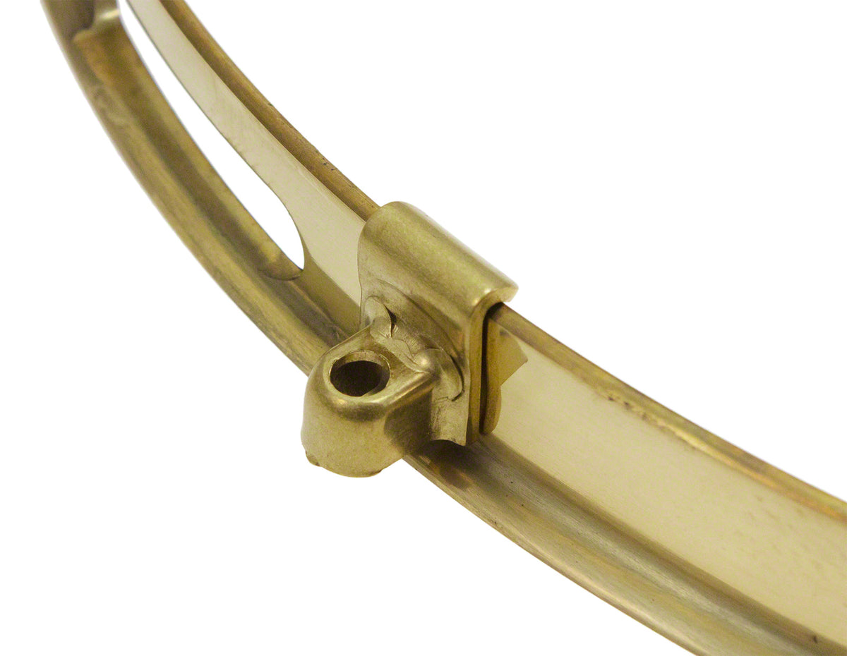 HSFB23-14SRA - 14" SNARE SIDE 2.3MM RAW BRASS SINGLE FLANGE DRUM HOOP