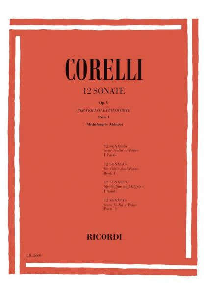 CORELLI A. - 12 SONATE OP. V - VIOLON ET BASSE