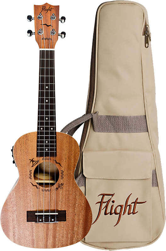DUC323CEQ Electro-Acoustic Concert Ukulele -