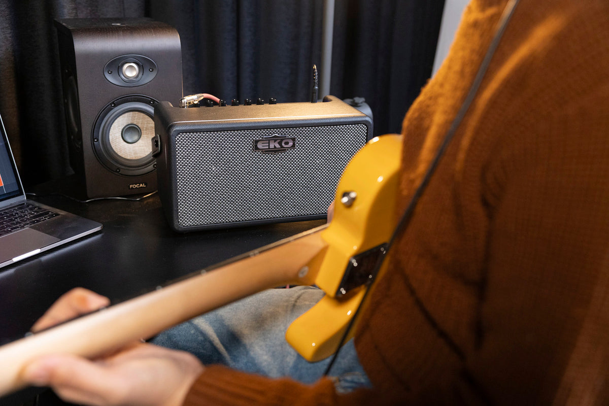 BAIO Amp 25 - ampli compacto com modelações + efeitos + bateria + Bluetooth