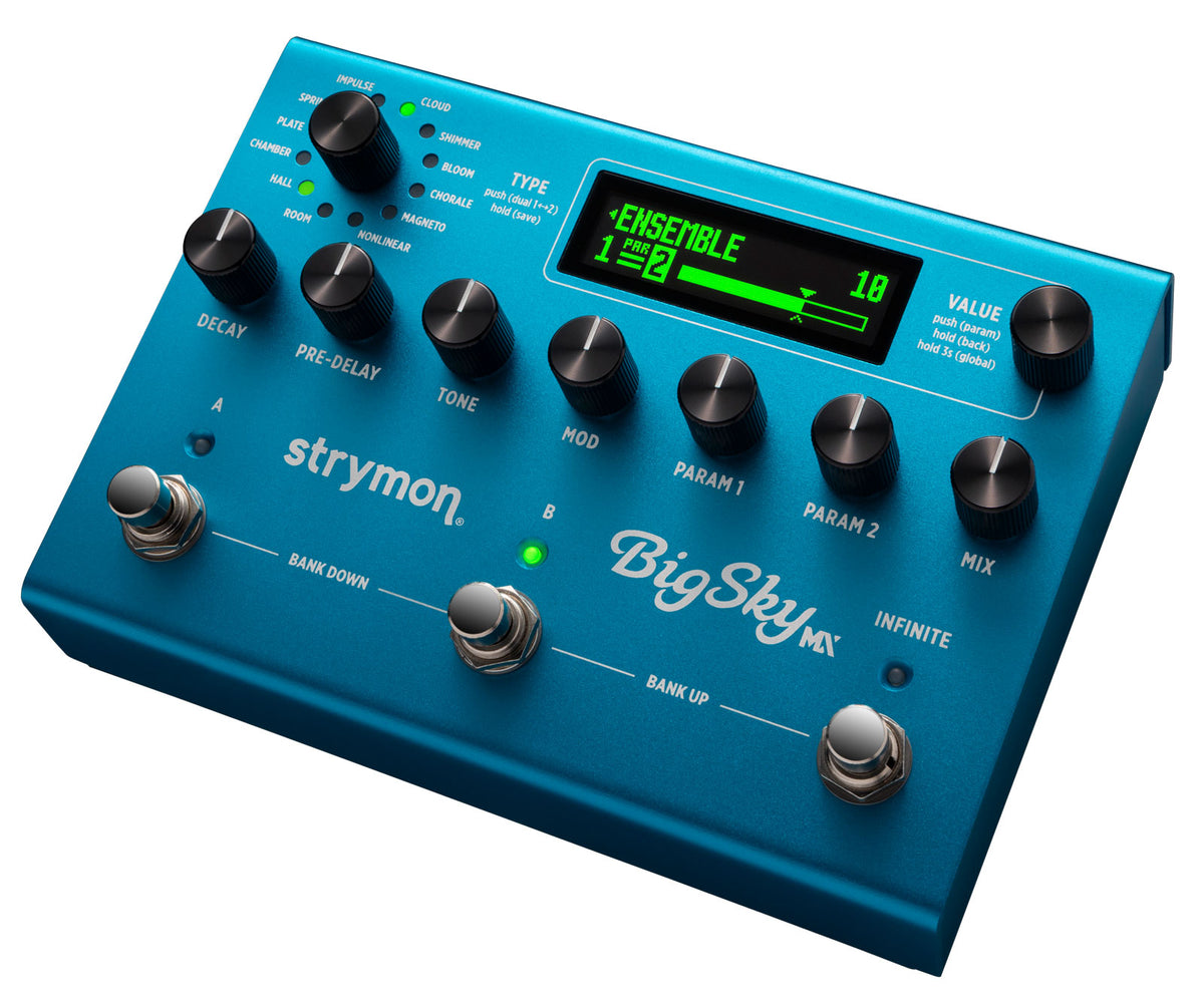 Big Sky MX Reverberação dupla MIDI