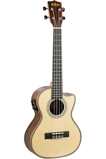 Tampo de abeto maciço/ébano tenor CW EQ