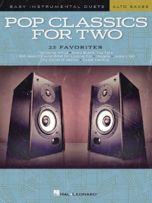POP CLASSICS FOR TWO - EASY DUETS - ALTO SAX - 2 SAXOPHONES ALTO