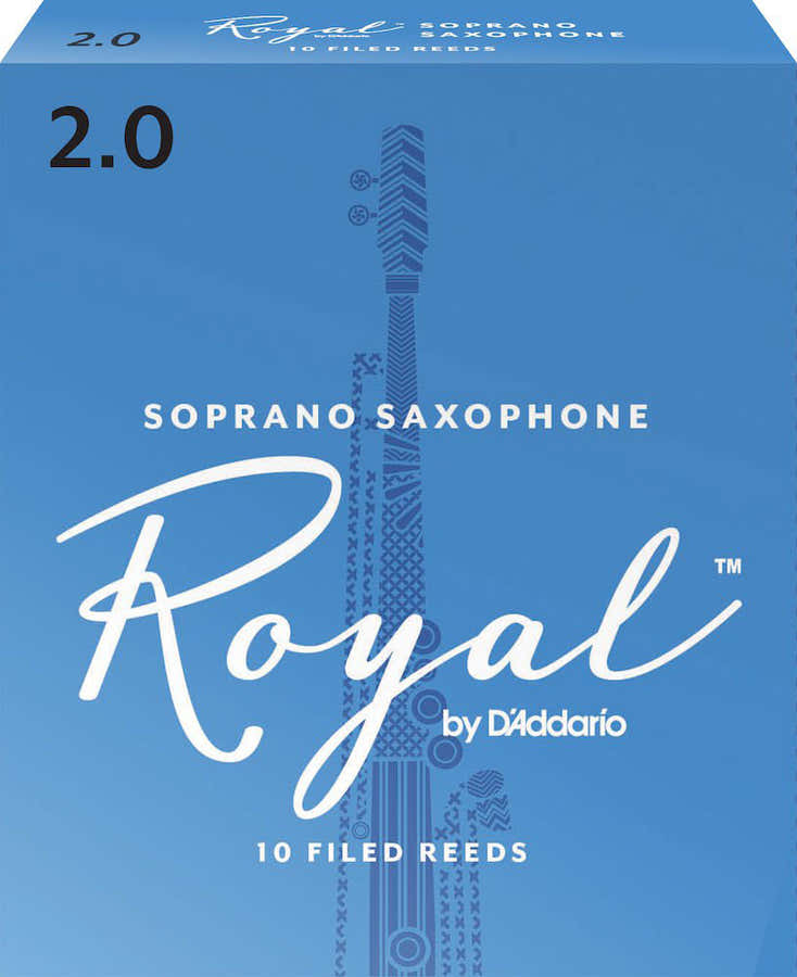 RICO ROYAL SOPRANO SAXOPHONE REEDS 2