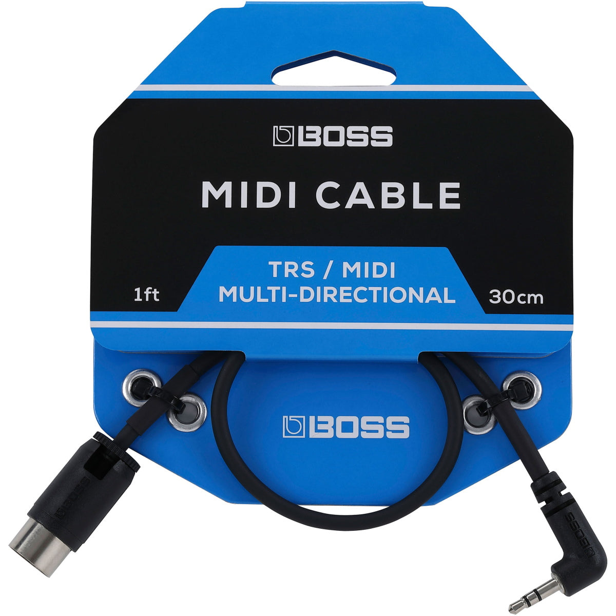 Boss Cabo de interligação TRS/MIDI 1FT / 30CM