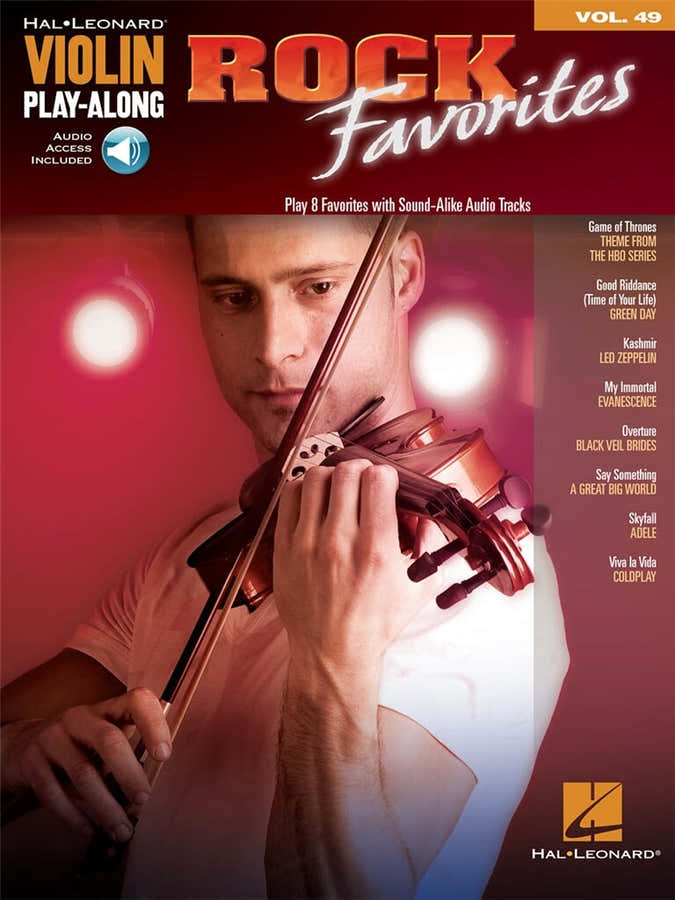 Violin Play Along Volume 49 - Rock Favorites