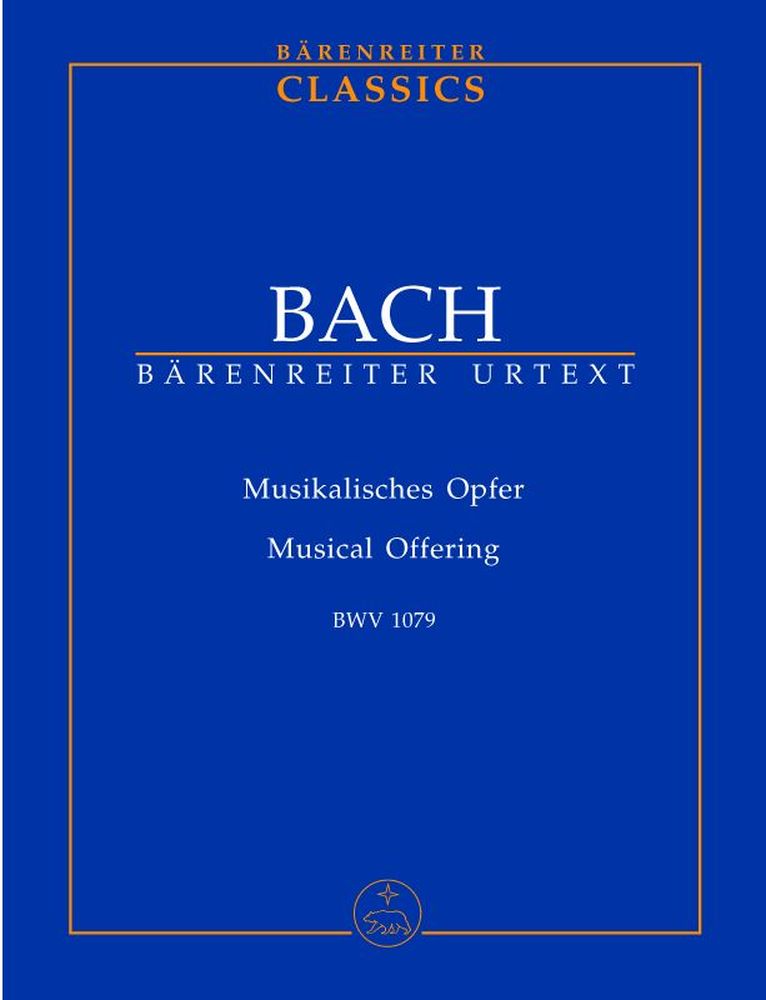 Bach J.S - Offrande Musicale BWV 1079 - Conducteur Poche