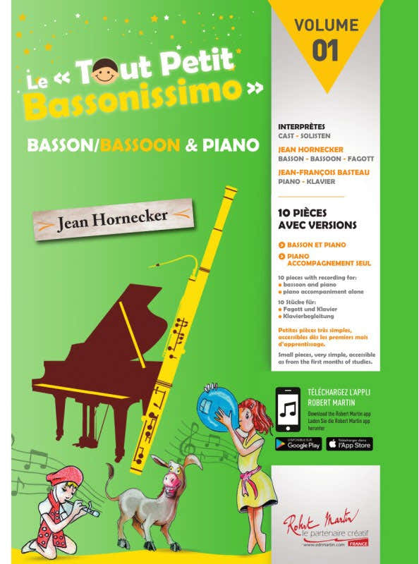 Hornecker J. - Le Tout Petit Bassonissimo Vol.1 (Instru seul)