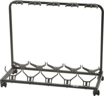 GS450 5-GUITAR STAND WITH WHEELS BLACK