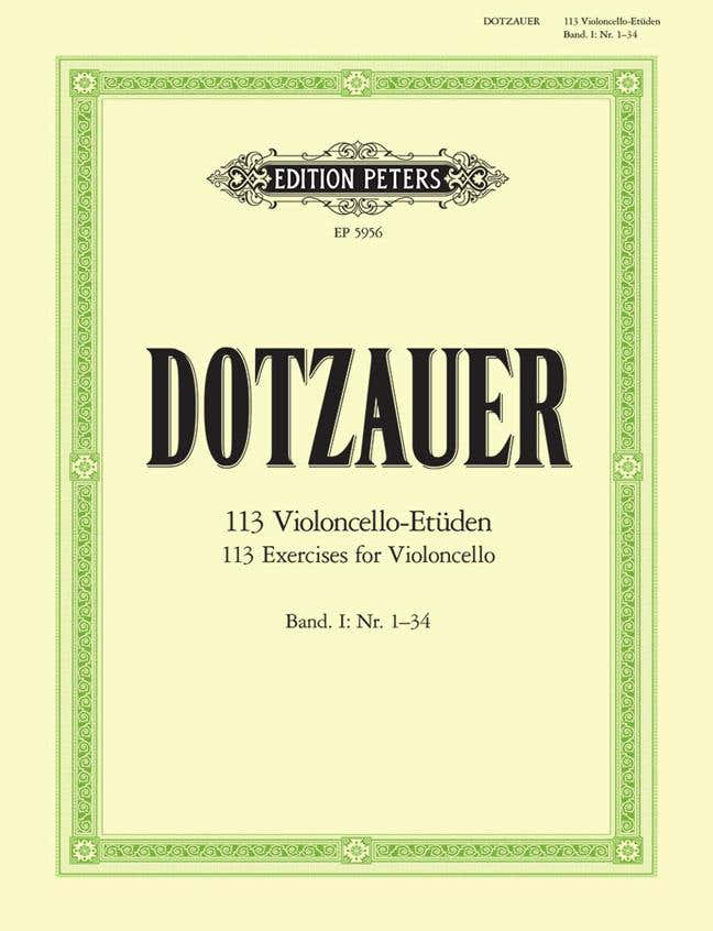 Dotzauer Friedrich - 113 Exercices Vol.1 (N° 1-34) - Violoncelle
