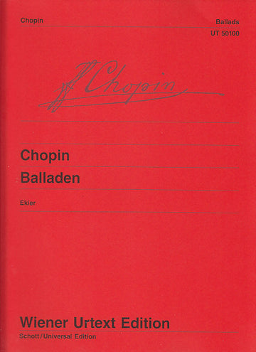 Chopin F. - Baladas - Piano