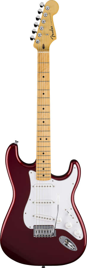 Standard Stratocaster MN Escudo Branco Candy Cola