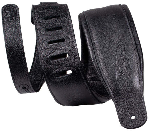 Couro Premium Acolchoado 8,25 Cm - Preto-Preto