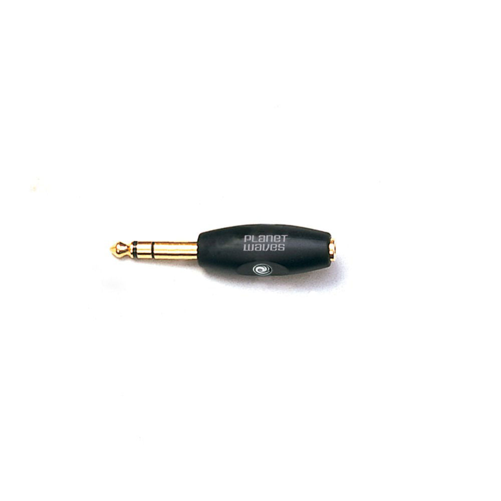D'ADDARIO Adaptador estéreo fêmea de 1/8 Inch para estéreo macho de 1/4 Inch