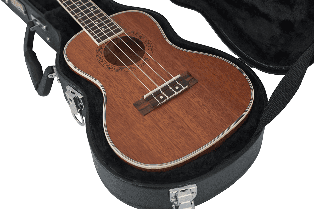 Estojo De Madeira Para Ukulele Concert - GWE