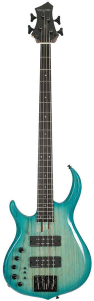 Sire Marcus Miller M5 freixo de pântano-4 para canhotos Azul transparente En