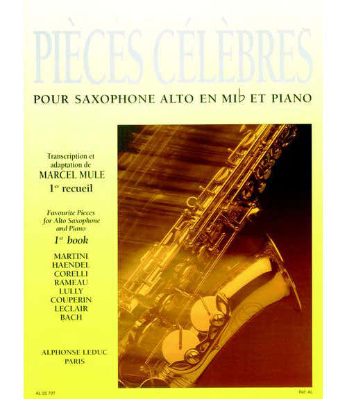 MULE (ED.) - PIECES CELEBRES VOL. 1 - SAXOPHONE ALTO ET PIANO