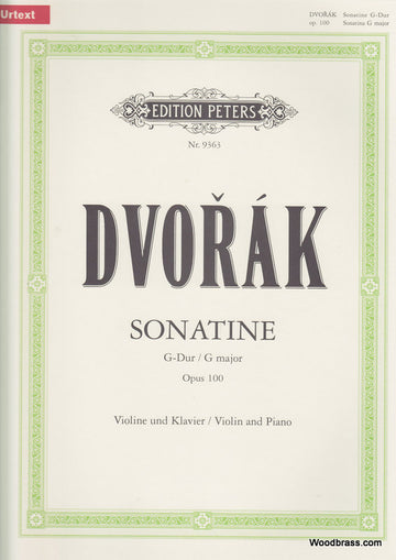 Antonin Dvorak Sonatina In G Op. 100