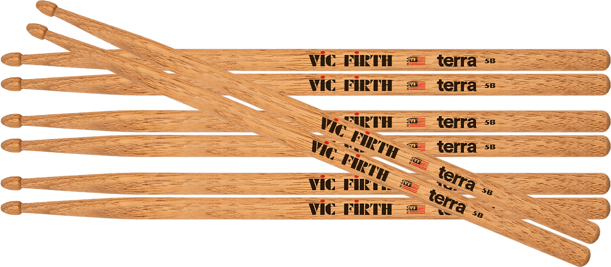 Vic Firth PACK 4 PAIRS 5B AMERICAN CLASSIC TERRA