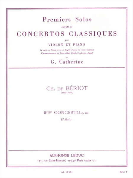 First Solos extracted from the Classic Concertos