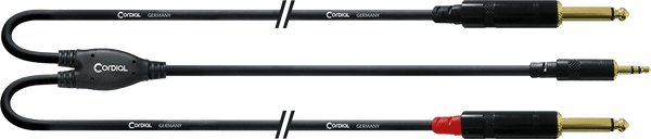 Cabo Y Divisor Minijack Estéreo/2 Jacks Mono Longos 1,5 M