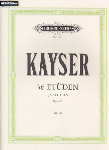 Kayser - Estudos Op.20 para Violino