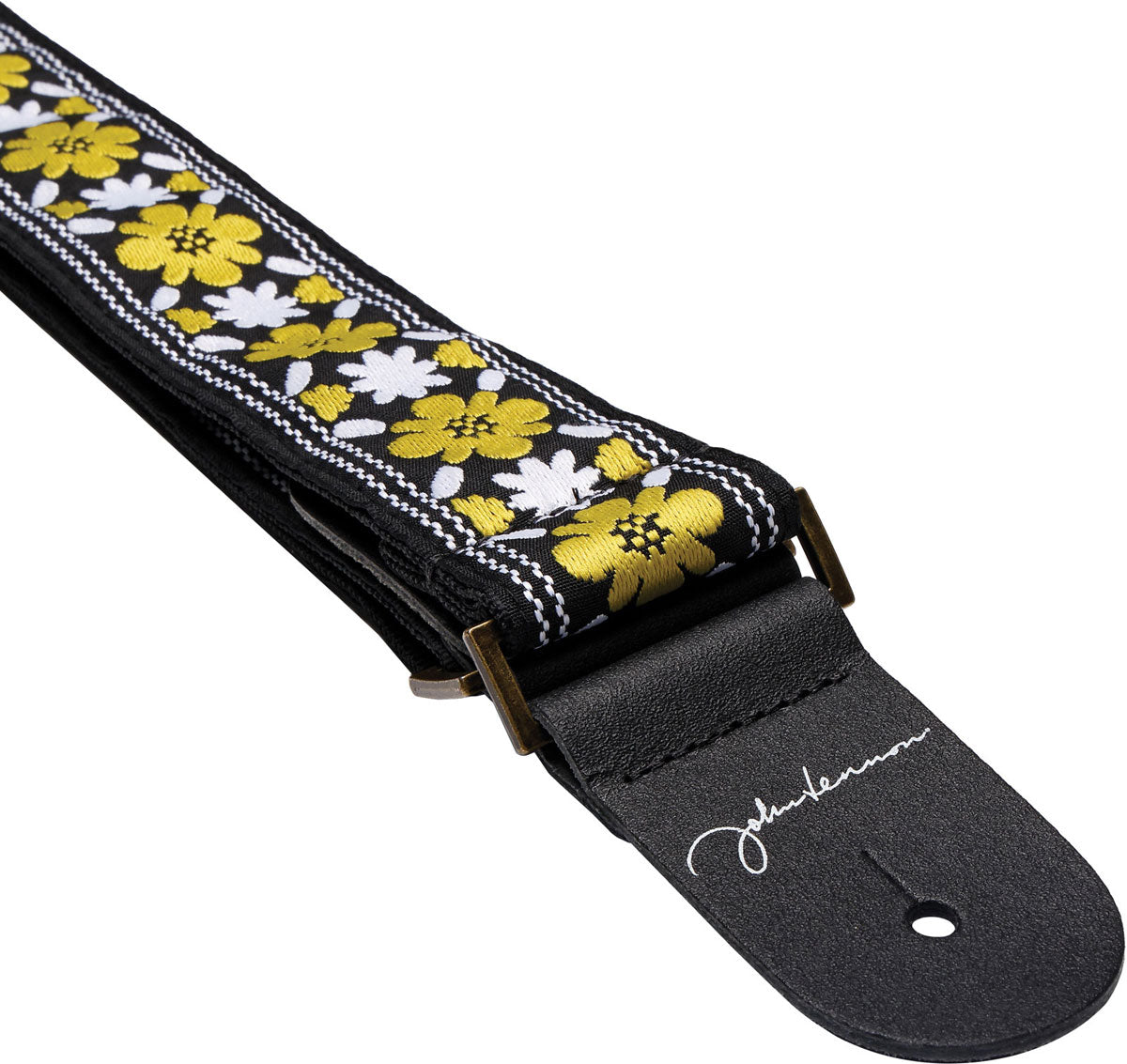 John Lennon Sign. Strap Rooftop Jacquard