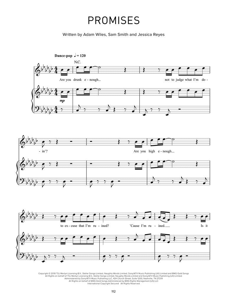 CALVIN HARRIS - THE SHEET MUSIC COLLECTION - PVG