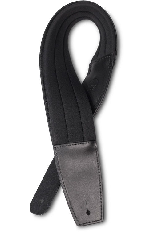 John Patitucci Signature - Correia de couro extra longa com verso de neoprene - Preto
