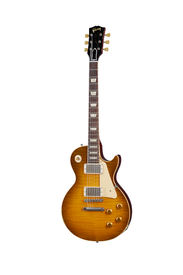 Les Paul Standard 1959 reedição fortemente envelhecido Golden Poppy Burst CSHR
