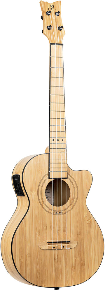 Bamboo Baritone Ukulele 4 + Pro Gig Bag