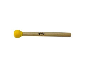 C-BS09y Baqueta De Surdo Amarela Madeira Cabeça Pequena 30Cm