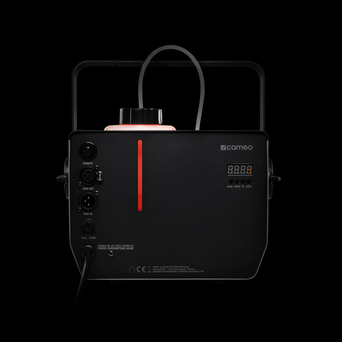 PHANTOM H2 - MQUINA DE FOG COMPACTA COM ILUMINAO DUAS CORES E INDICADOR DE NVEL DE ENCHIMENTO