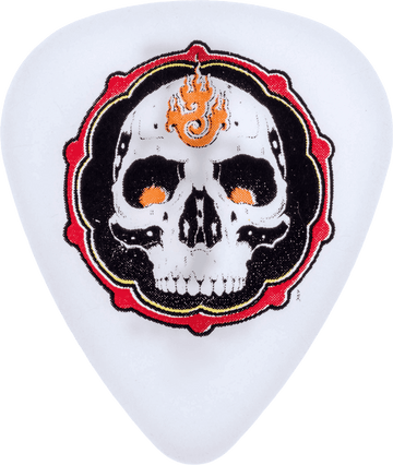 36 x 0,60mm Blackline II Alan Forbes Flame Skull Branco