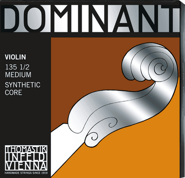 1/2 DOMINANT VIOLIN SET MEDIUM TENSION