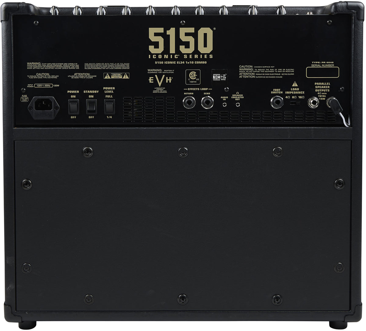 5150 Iconic Preto 15W EL34 10"