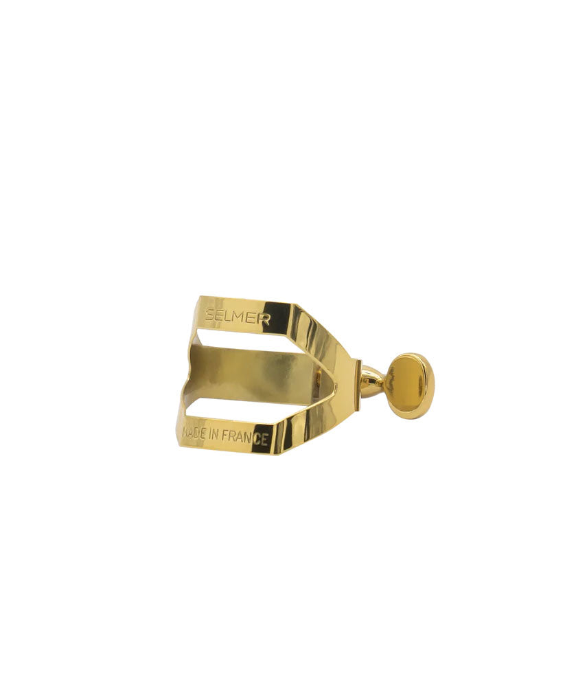 Abraçadeira Sax Alto Envernizada (Boquilha De Ebonite)
