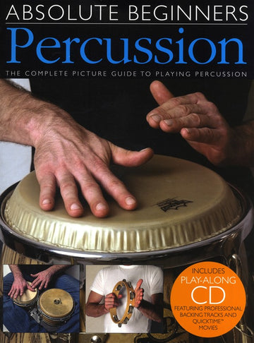 Absolute Beginners Percussion Book Plus CD - Percussion