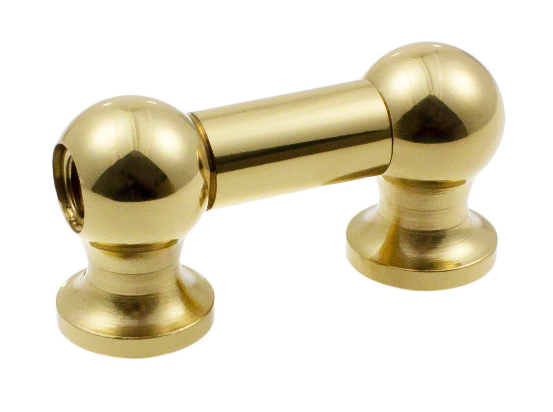 TL1D25-BR Caneco Tubular - 25mm - Latão - De Dois Tirantes (X1)