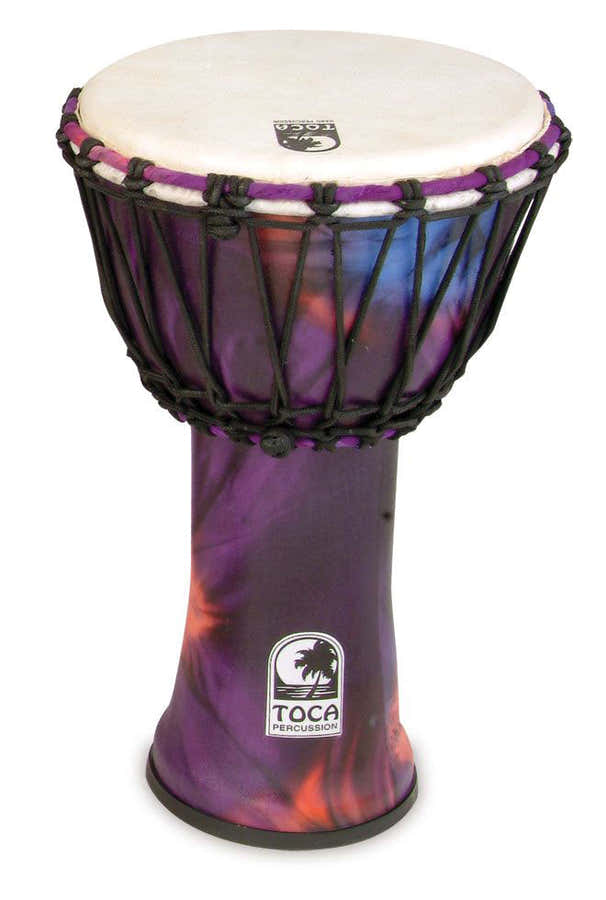 FREESTYLE ROPE TUNED 9 DJEMBE DJEMBE FREESTYLE 9''   PURPLE SFDJ-9WP