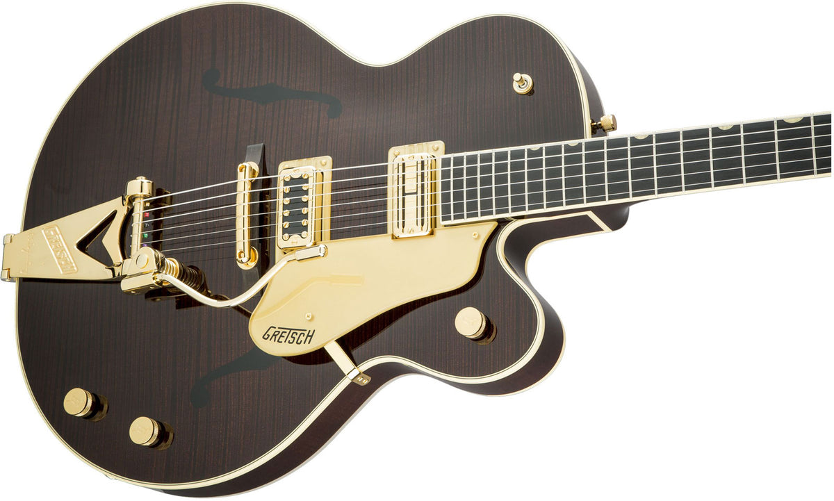 G6122T-59 Country Gentleman Vintage Select Signature Chet Atkins Laca com tingimento de nogueira