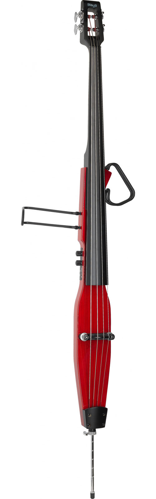 Stagg EDB-3/4 TR 3/4 Contrabaixo elétrico Edb TR Vermelho transparente Com saco