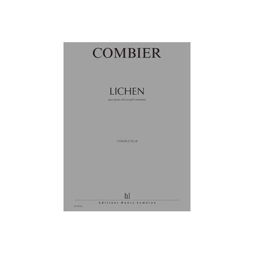 Combier - Lichen - Piano et Petit Ensemble